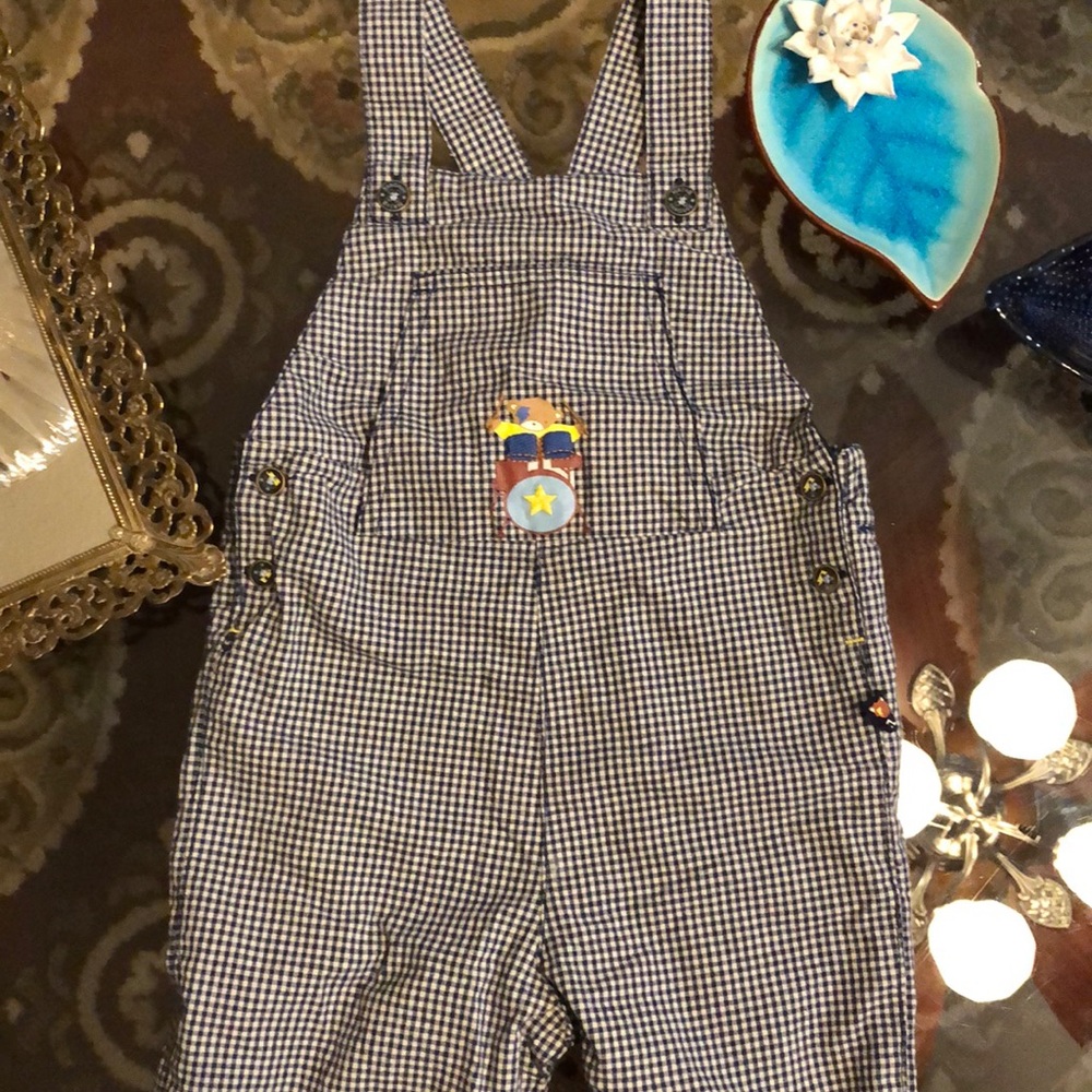 Sergent Major teddy bear boys overalls